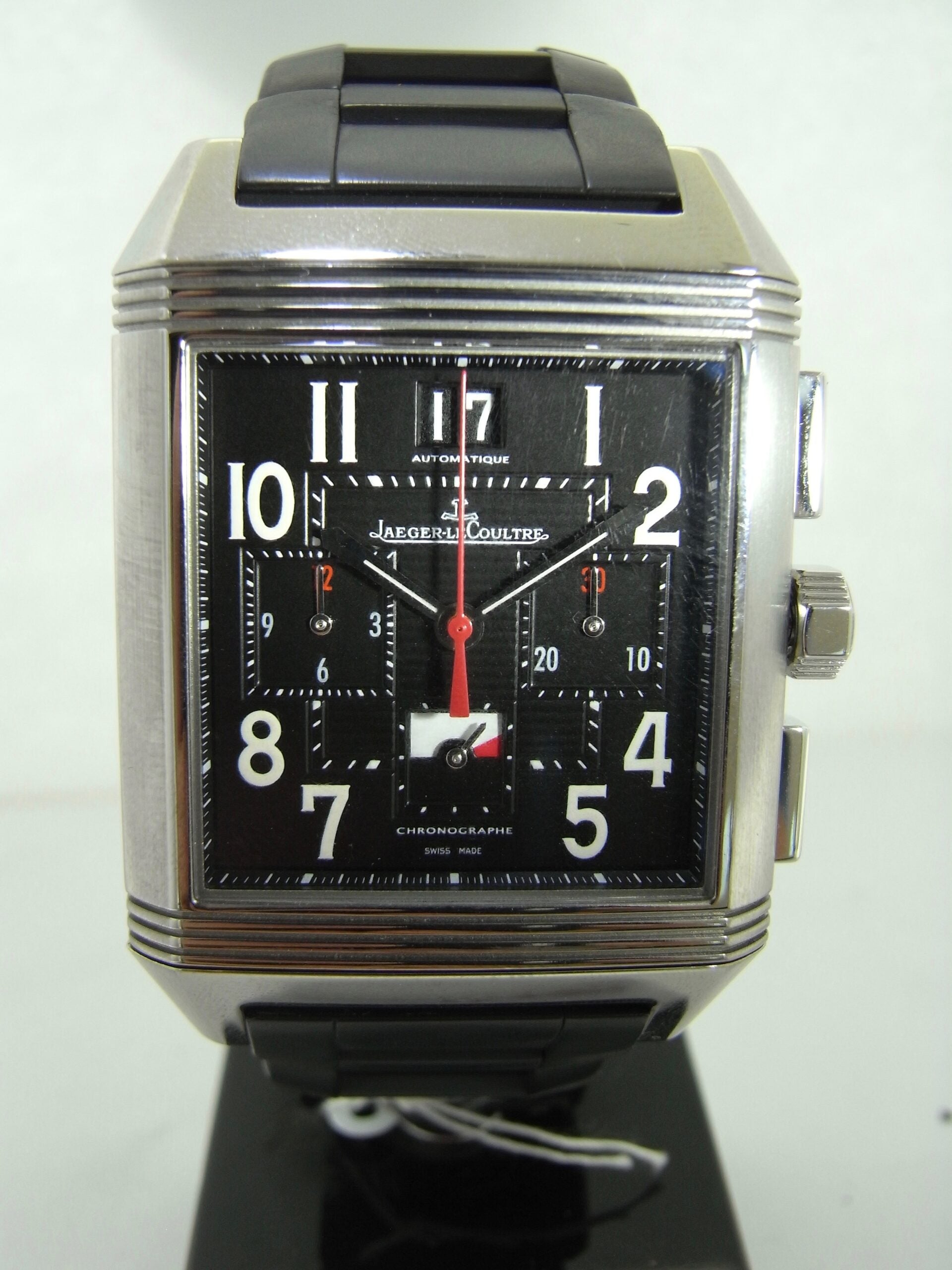 Jaeger LeCoultre Reverso Squadra World Chronograph Swiss Watch Box